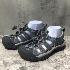 Keen Women's Newport Hydro Sz 7 Water Shoe Gray Blue Turquoise 1018834 Swimming